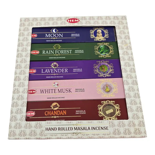 Набір пилкових пахощів - Hand Rolled Masala Incense, Масала HEM