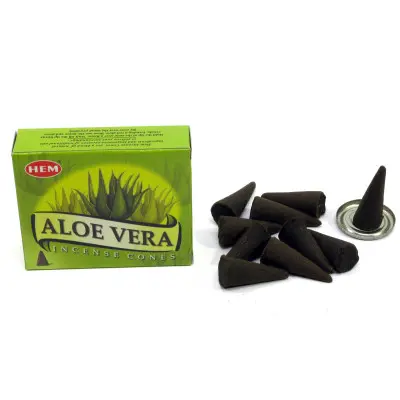 Арома-конуси - Aloe Vera Dhoop Cones, HEM (Алоє Вера)