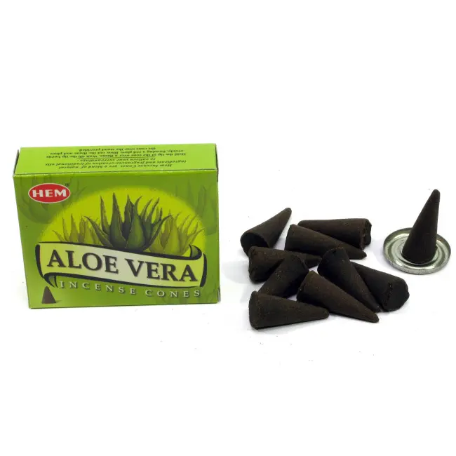 Арома-конуси - Aloe Vera Dhoop Cones, HEM (Алоє Вера)