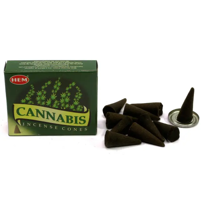 Арома-конуси - Cannabis Dhoop Cones, HEM (Конопля)