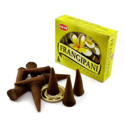 Арома-конуси - Frangipani Dhoop Cones, HEM (Франжіпані)