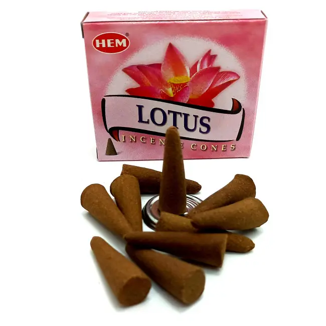Арома-конуси - Lotus Dhoop Cones, HEM (Лотос)
