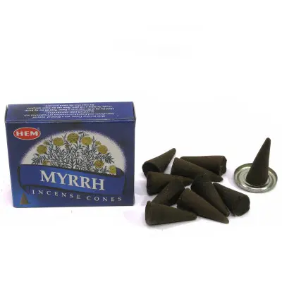 Арома-конуси - Myrrh Dhoop Cones, HEM (Мірра)