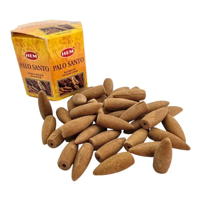 Арома-конуси зі зворотним потоком - Palo Santo Backflow Dhoop Cones, HEM (Священне Дерево)