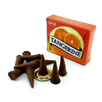Арома-конуси - Tangerine Dhoop Cones, HEM (Мандарин)