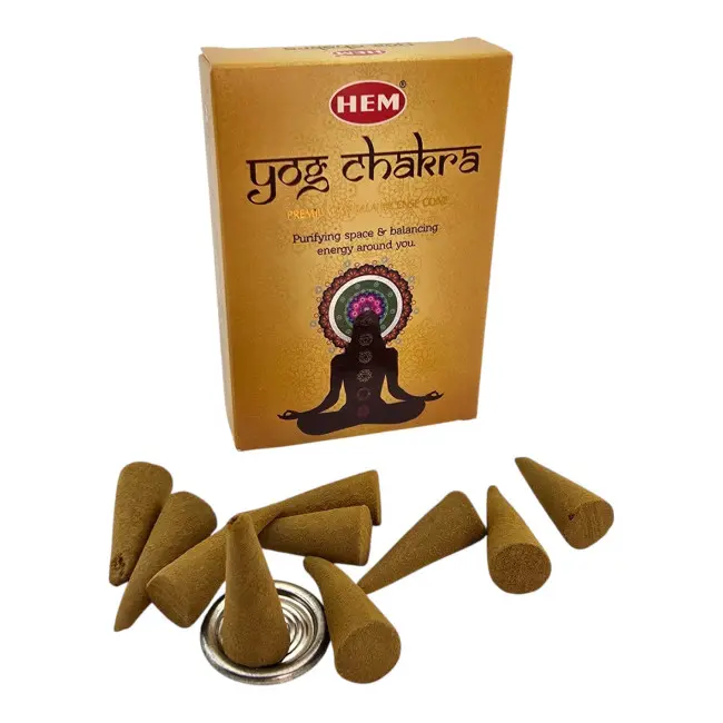 Арома-конуси - Yog Chakra Masala Big Cones, Масала HEM (Йог Чакра)