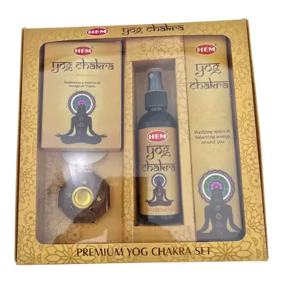 Набір пилкових пахощів - Premium Yog Chakra Set Masala Incense, Масала HEM