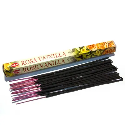 Угольные благовония - Vanilla Rose, HEM (Ваниль и роза)