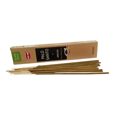 Пыльцевые благовония - Palo Santo Arruda Natural Masala Incense, Масала HEM (Пало санто и рута)