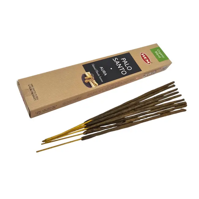 Пилкові пахощі - Palo Santo Aura Natural Masala Incense, Масала HEM (Пало санто та аура)