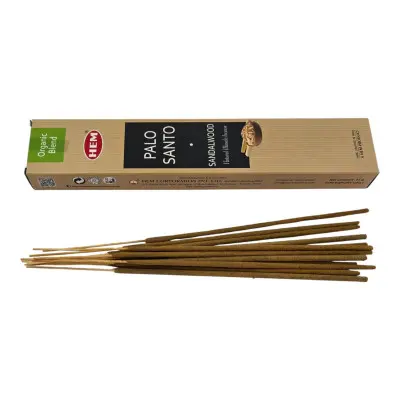 Пилкові пахощі - Palo Santo Sandalwood Natural Masala Incense, Масала HEM (Пало санто та сандал)
