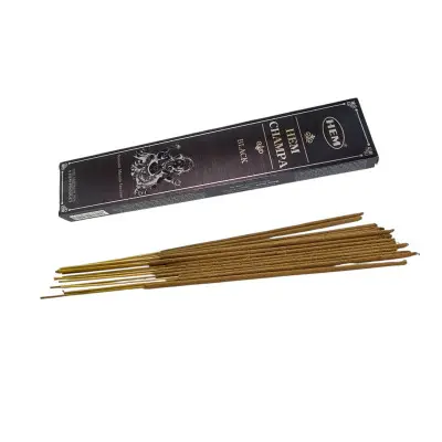 Пыльцевые благовония - Champa Black Natural Masala Incense, Масала HEM (Черная чампа)