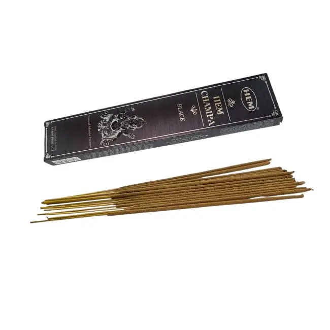 Пилкові пахощі - Champa Black Natural Masala Incense, Масала HEM (Чорна чампа)