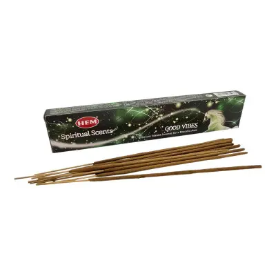 Пыльцевые благовония - Good Vibes Premium Masala Incense, Масала HEM (Позитивные вибрации)