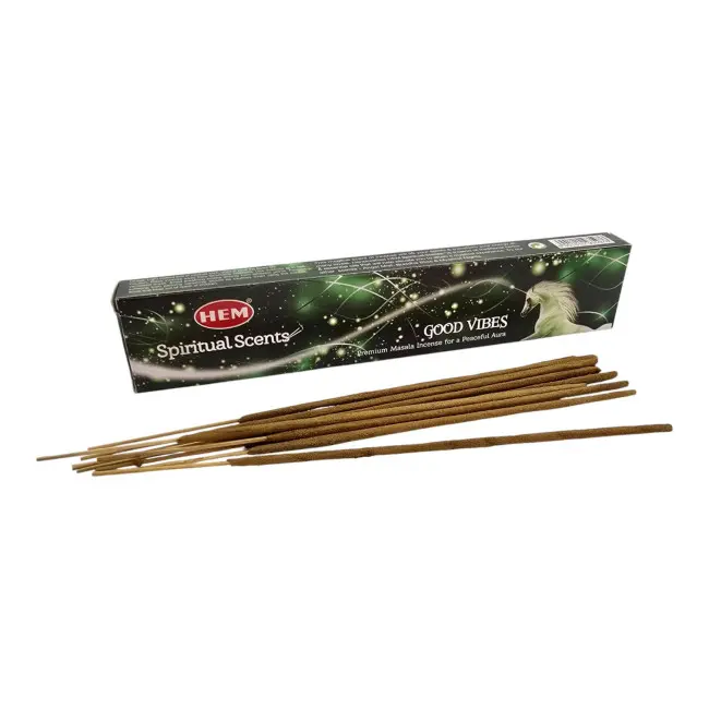 Пилкові пахощі - Good Vibes Premium Masala Incense, Масала HEM (Позитивні вібрації)