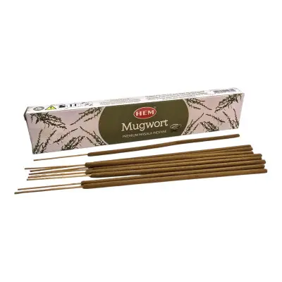 Пыльцевые благовония - Mugwort Premium Masala Incense, Масала HEM (Полынь)