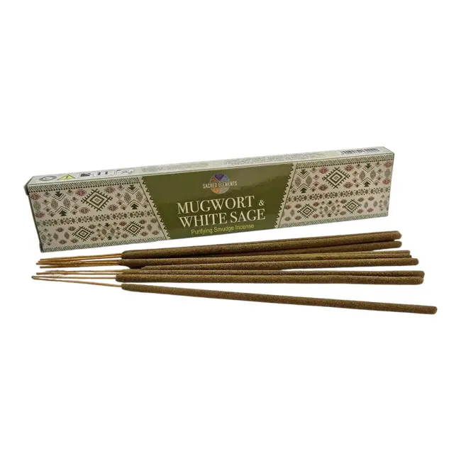 Пилкові пахощі - Mugwort & White Sage Premium Masala Incense, Масала HEM (Полин та біла шавлія)