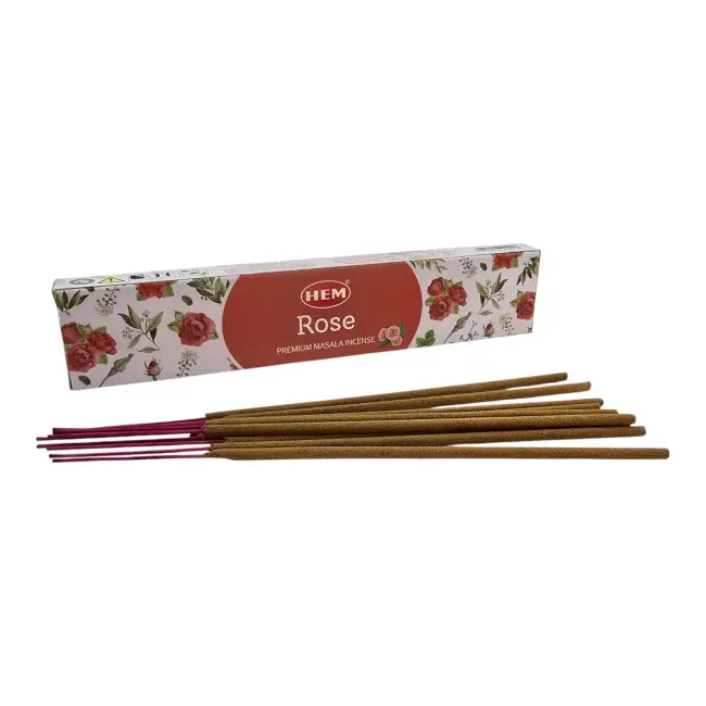 Пилкові пахощі - Rose Premium Masala Incense, Масала HEM (Троянда)