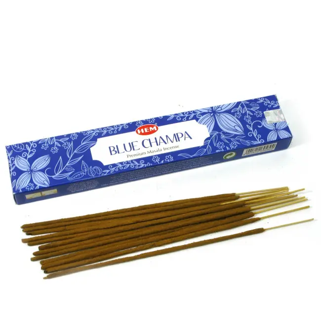 Пилкові пахощі - Blue Champa Premium Masala Incense, Масала HEM (Блакитна чампа)