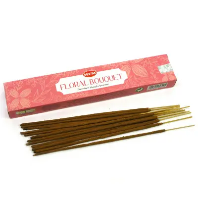 Пыльцевые благовония - Floral Bouquet Premium Masala Incense, Масала HEM (Букет цветов)