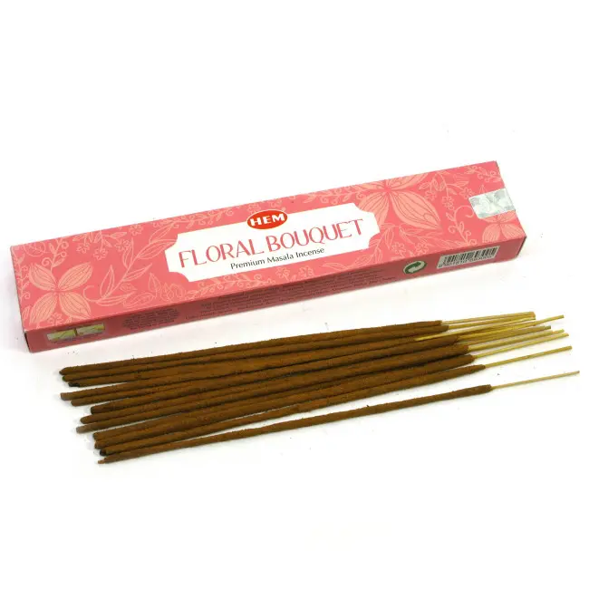 Пилкові пахощі - Floral Bouquet Premium Masala Incense, Масала HEM (Букет квітів)