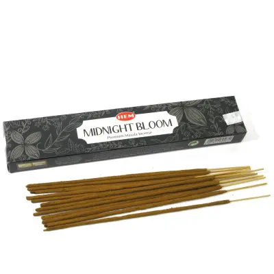 Пыльцевые благовония - Midnight Bloom Premium Masala Incense, Масала HEM (Полуночное цветение)