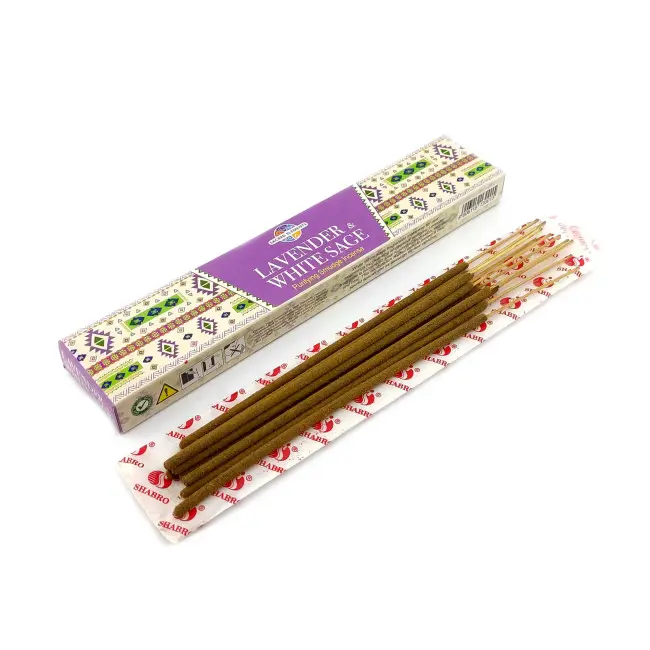Пилкові пахощі - Lavender & White Sage Premium Masala Incense, Масала HEM (Лаванда та біла шавлія)