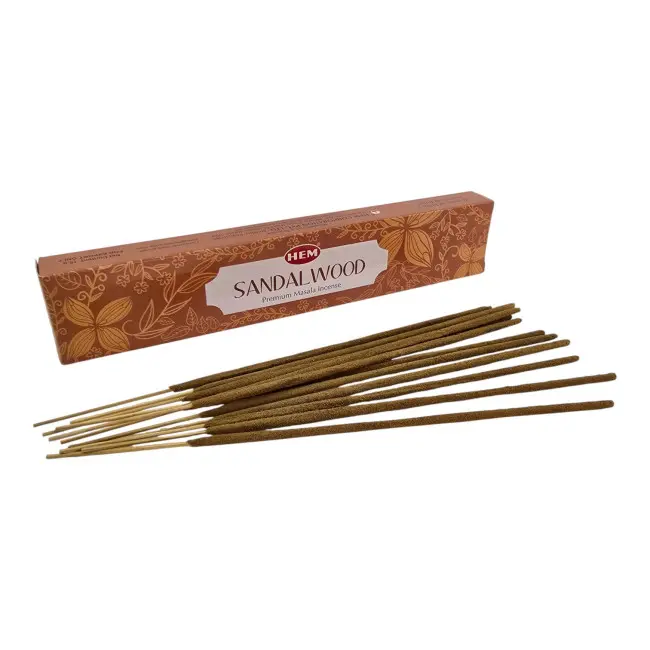 Пилкові пахощі - Sandalwood Premium Masala Incense, Масала HEM (Сандалове дерево)