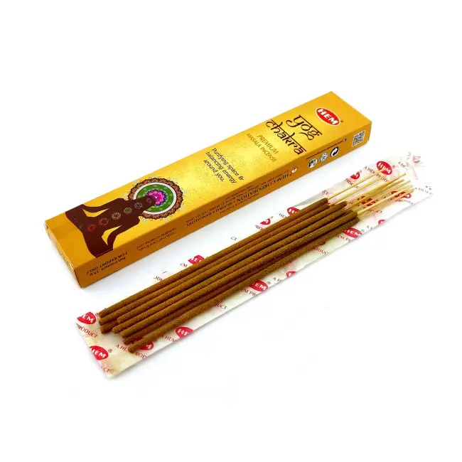 Пилкові пахощі - Yogа Chakra Premium Masala Incense, Масала HEM (Йога чакра)