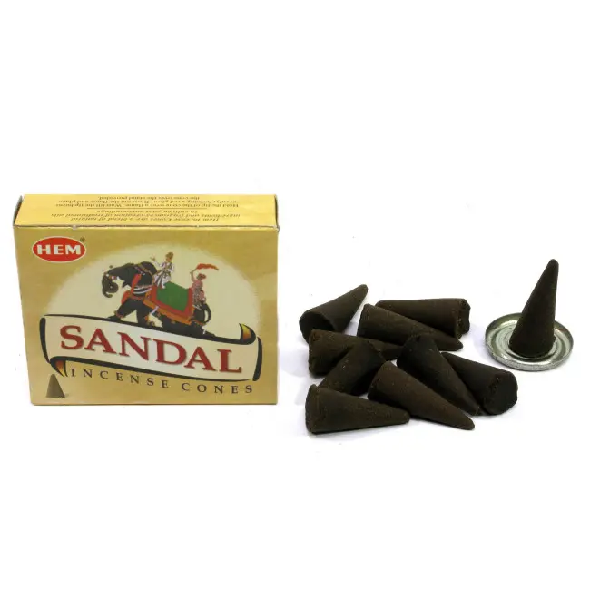 Арома-конуси - Sandal Dhoop Cones, HEM (Сандал)