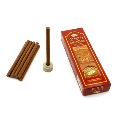 Безосновные благовония - Precious Chandan Dhoop Sticks, HEM (Драгоценный сандал)