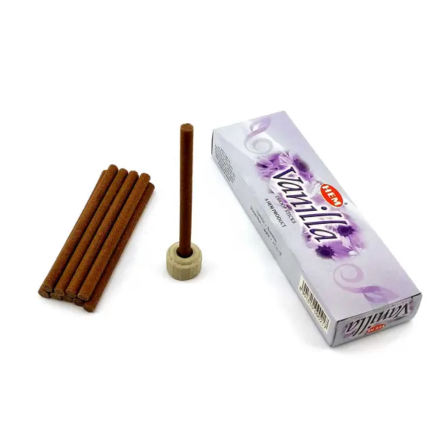 Безосновні пахощі - Vanilla Dhoop Sticks, HEM (Ваніль)