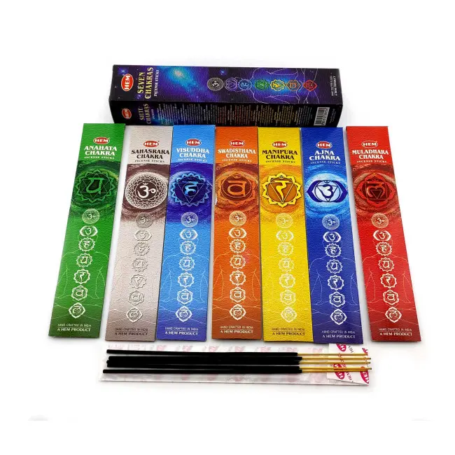 Набір вугільних пахощів - Seven Chakras Pouch, HEM