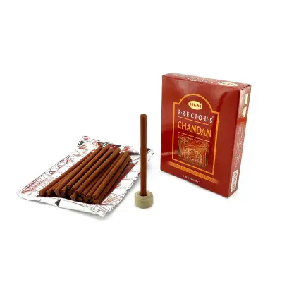 Безосновні пахощі - Precious Chandan Dhoop Sticks 60 г, HEM (Дорогоцінний сандал)