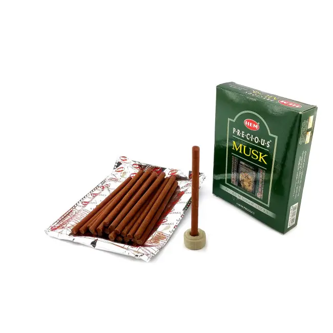 Безосновні пахощі - Precious Musk Dhoop Sticks 60 г, HEM (Дорогоцінний муск)