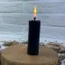 Воскова чорна свічка - Циліндр (10 см)
