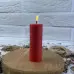 Воскова червона свічка - Циліндр (10 см)