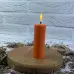 Воскова помаранчева свічка - Циліндр (10 см)