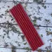Воскові червоні свічки 26 см