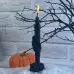 Воскова чорна свічка - Рука долі  (15 см)