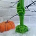 Воскова зелена свічка - Рука долі (15 см)